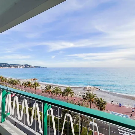 Promenade Des - Vue Mer, Ac, 2pers 尼斯